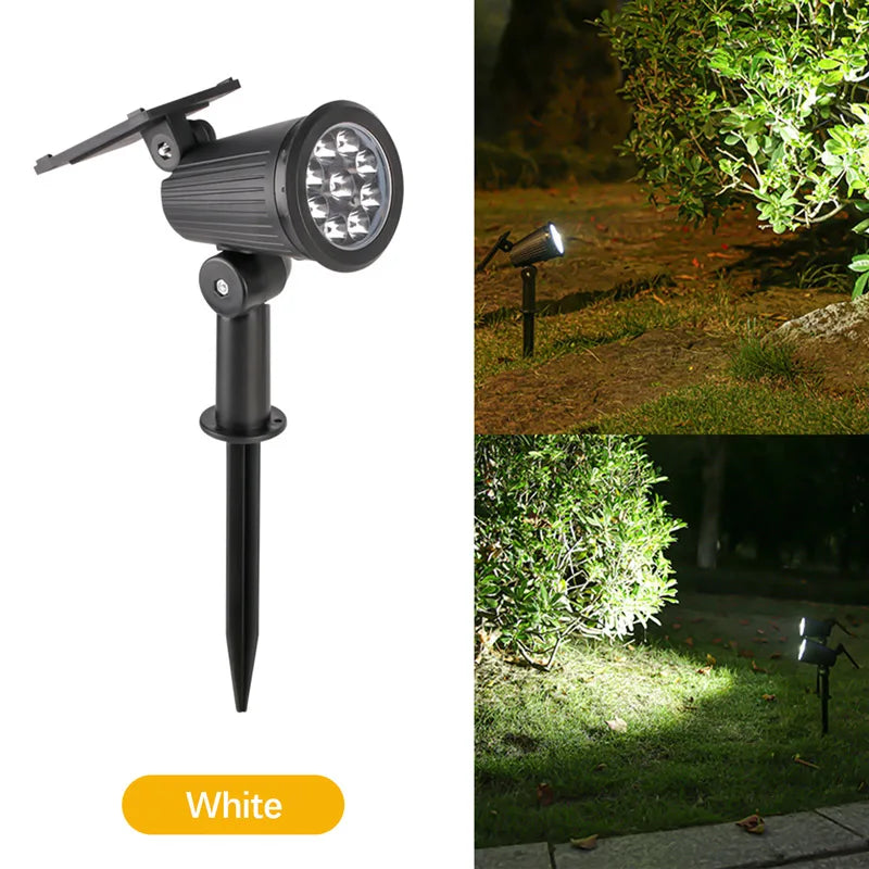 Adjustable Solar Garden Spotlight