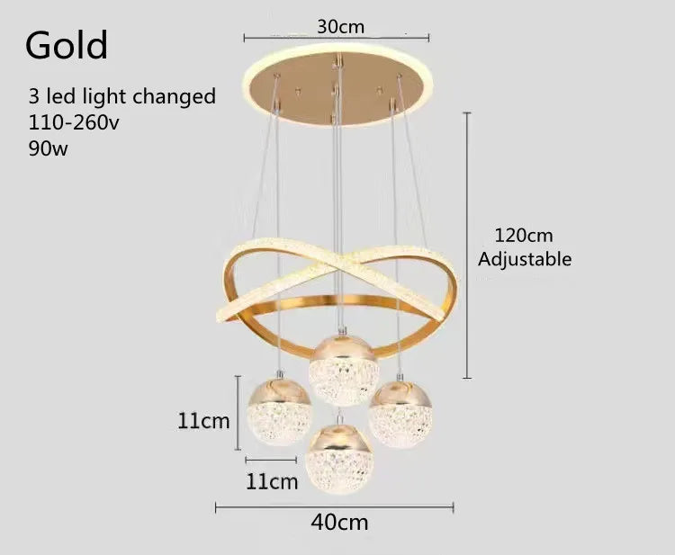 Modern Dining Room LED Chandelier