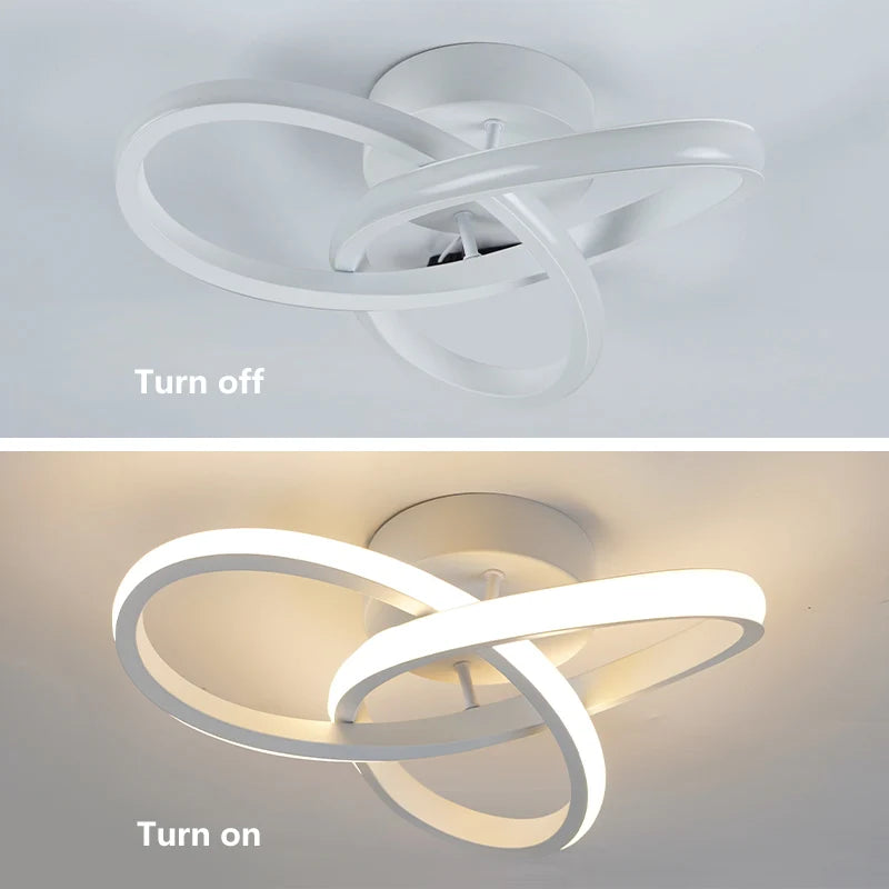 Modern Three Color LED Ceiling Lamp