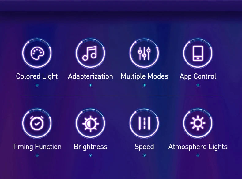 Smart APP RGB Corner Lamp 180cm