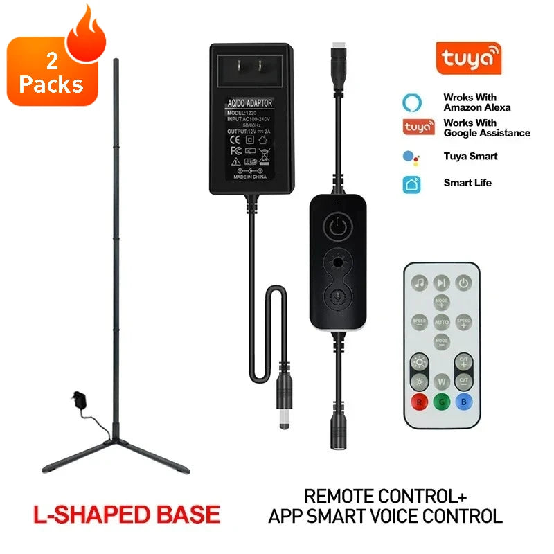 RGBIC Smart Corner Floor Lamp