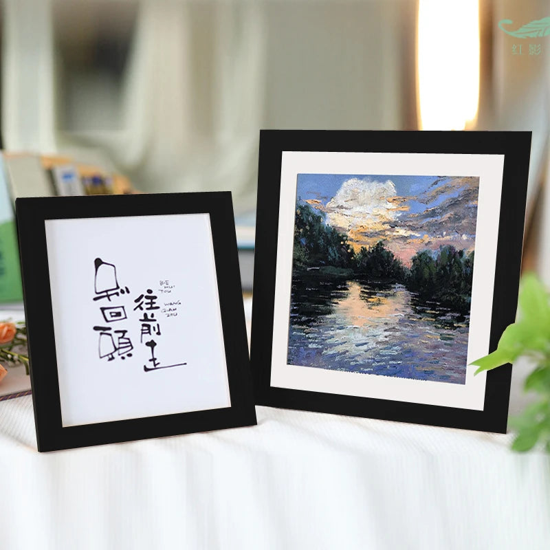 Custom Square Wood Photo Frame