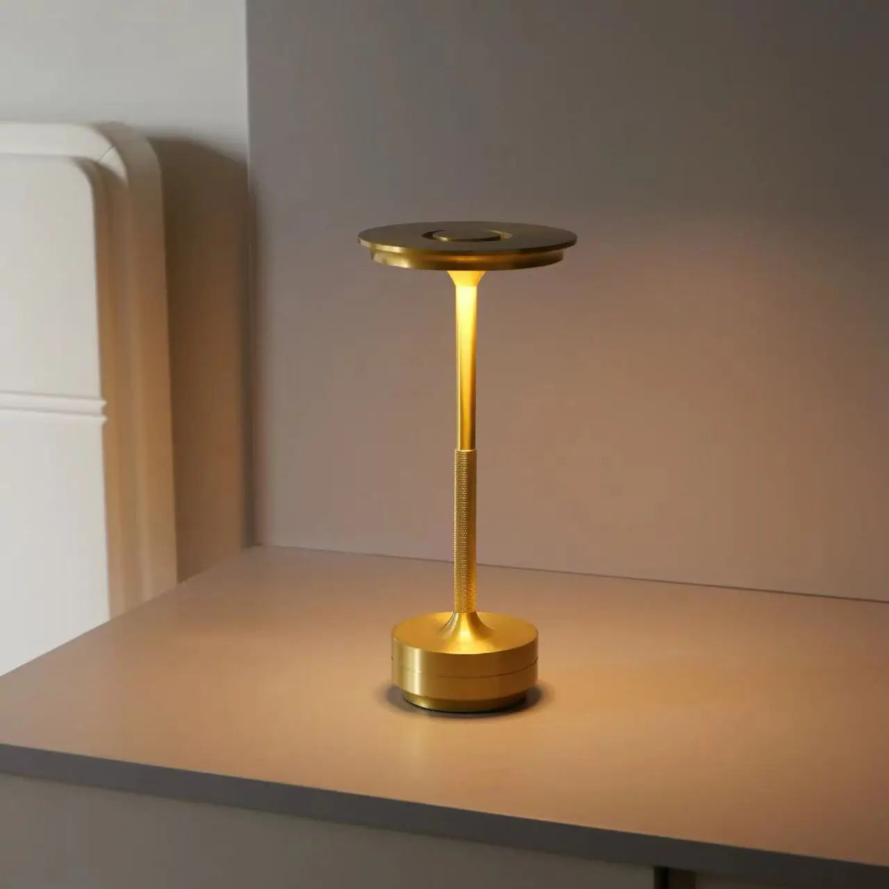 Aluminum Cordless Touch Table Lamp