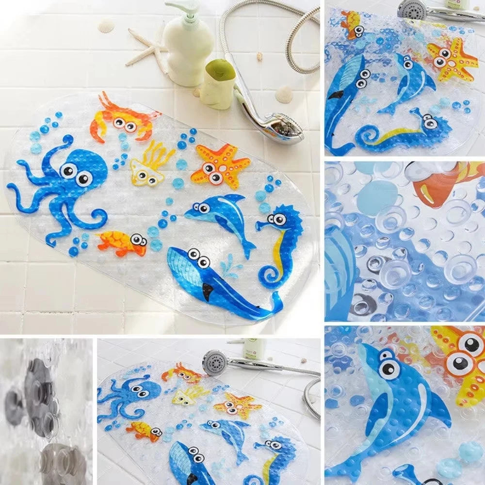 Cartoon Non Slip Suction Bath Mat