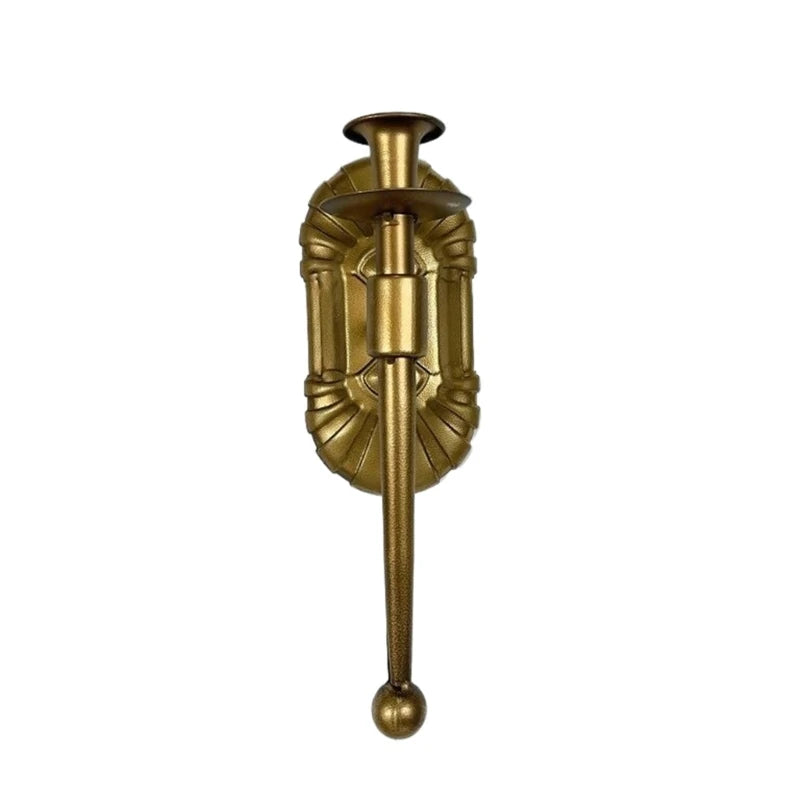 Sophisticated Wall Mount Holder European Antique Hanging Candlestick