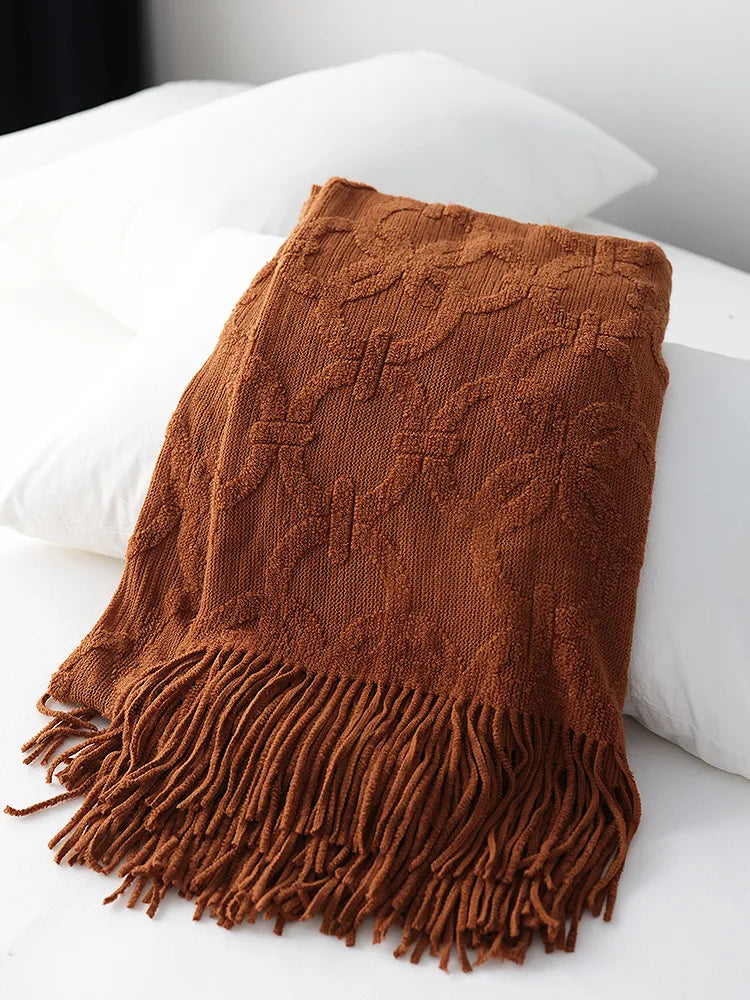 Knit Bed Runner Throw