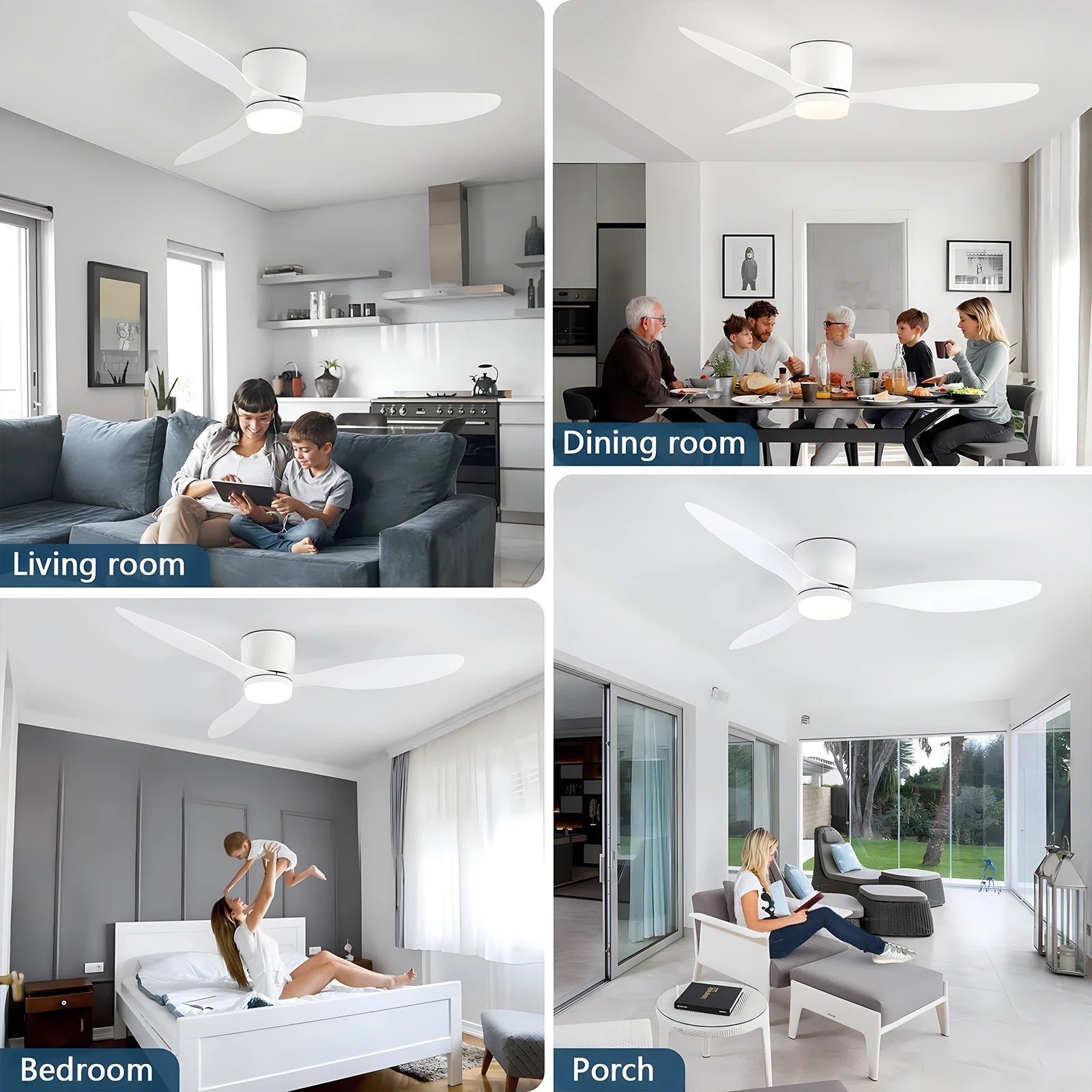 Large DC Motor Ceiling Fan