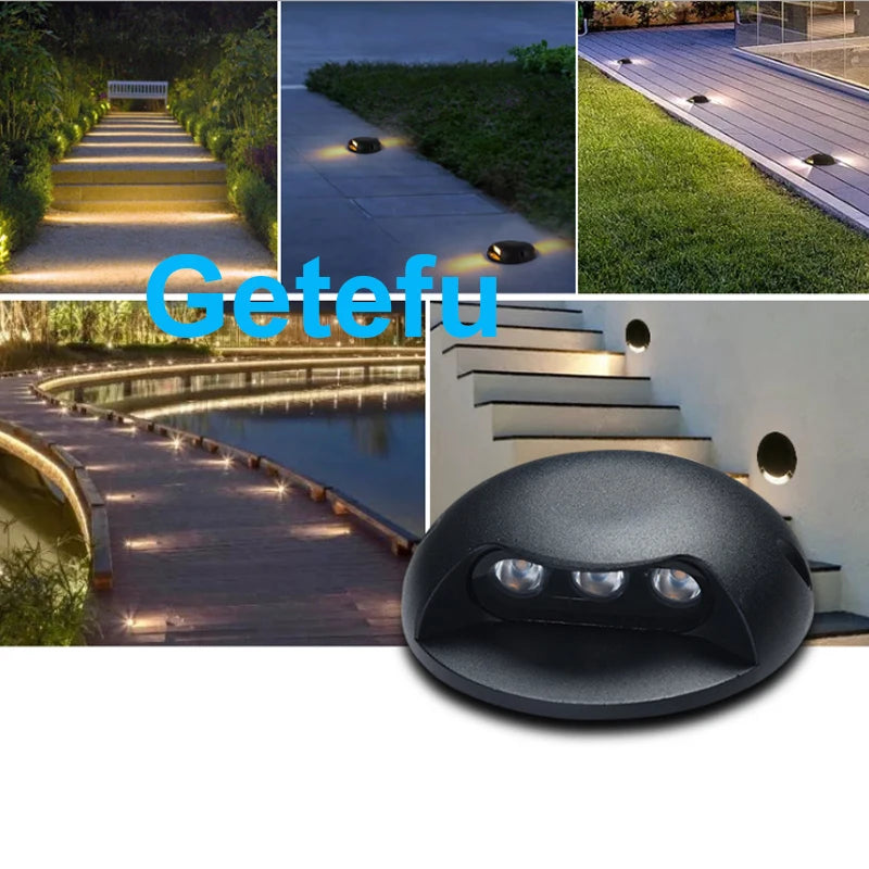 LED Inground Light Outdoor Underground Lights Recessed