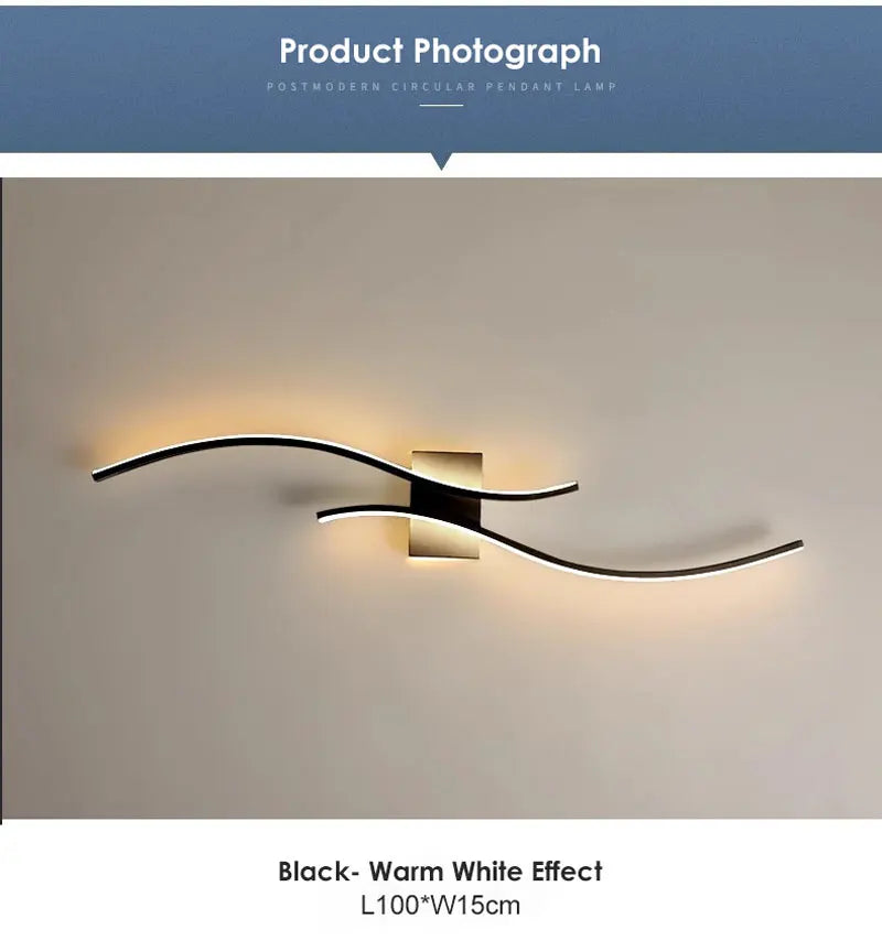 Indoor LED Wall Lamps for Corridor Bedroom Aluminum LED Wall Sconce