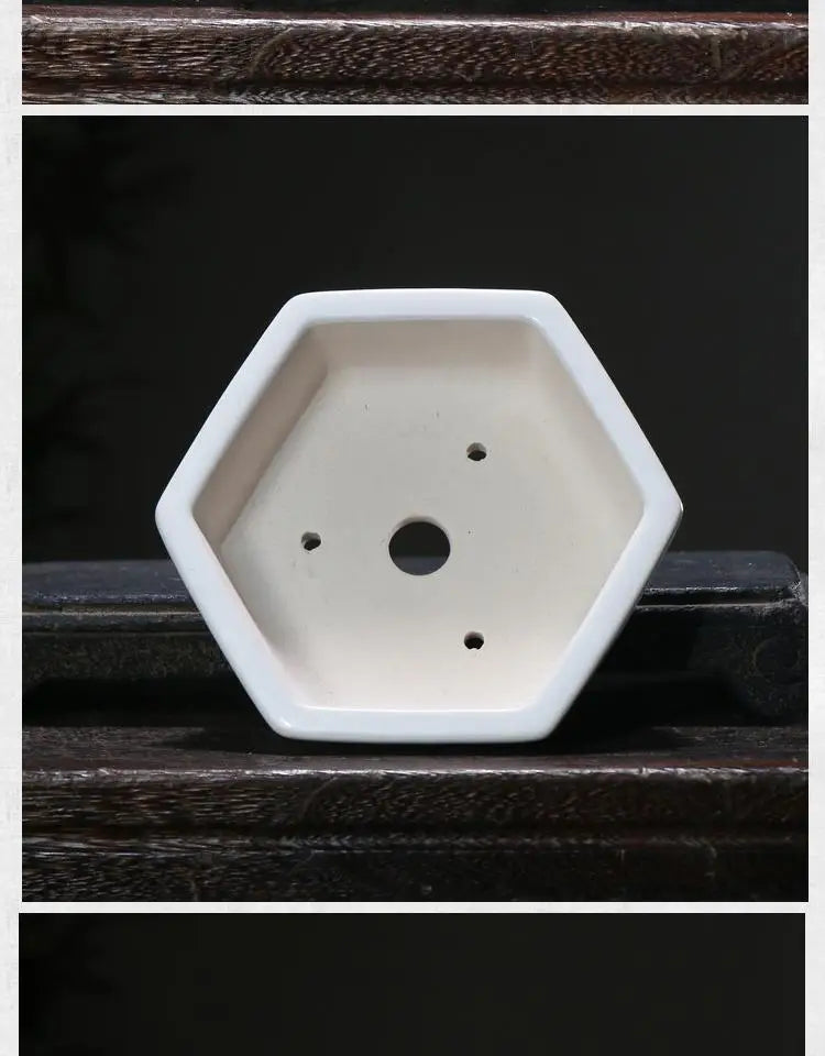 6Size Purple Sand Flower Pot Ceramic Bonsai Pot Handmade