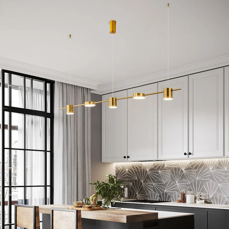 Modern LED Dimmable Multi-Head Chandelier