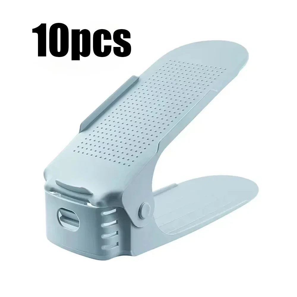 Adjustable Shoe Slot Organizers Set of 10