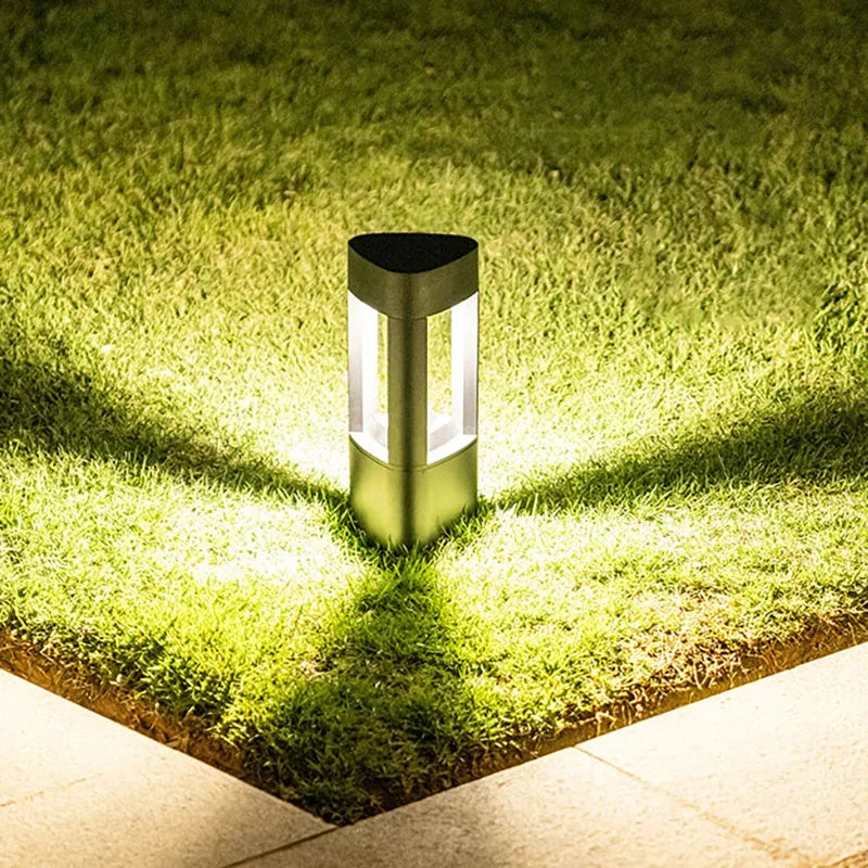 Outdoor LED Bollard Landscape Light Black Garden Pathway Lighting
