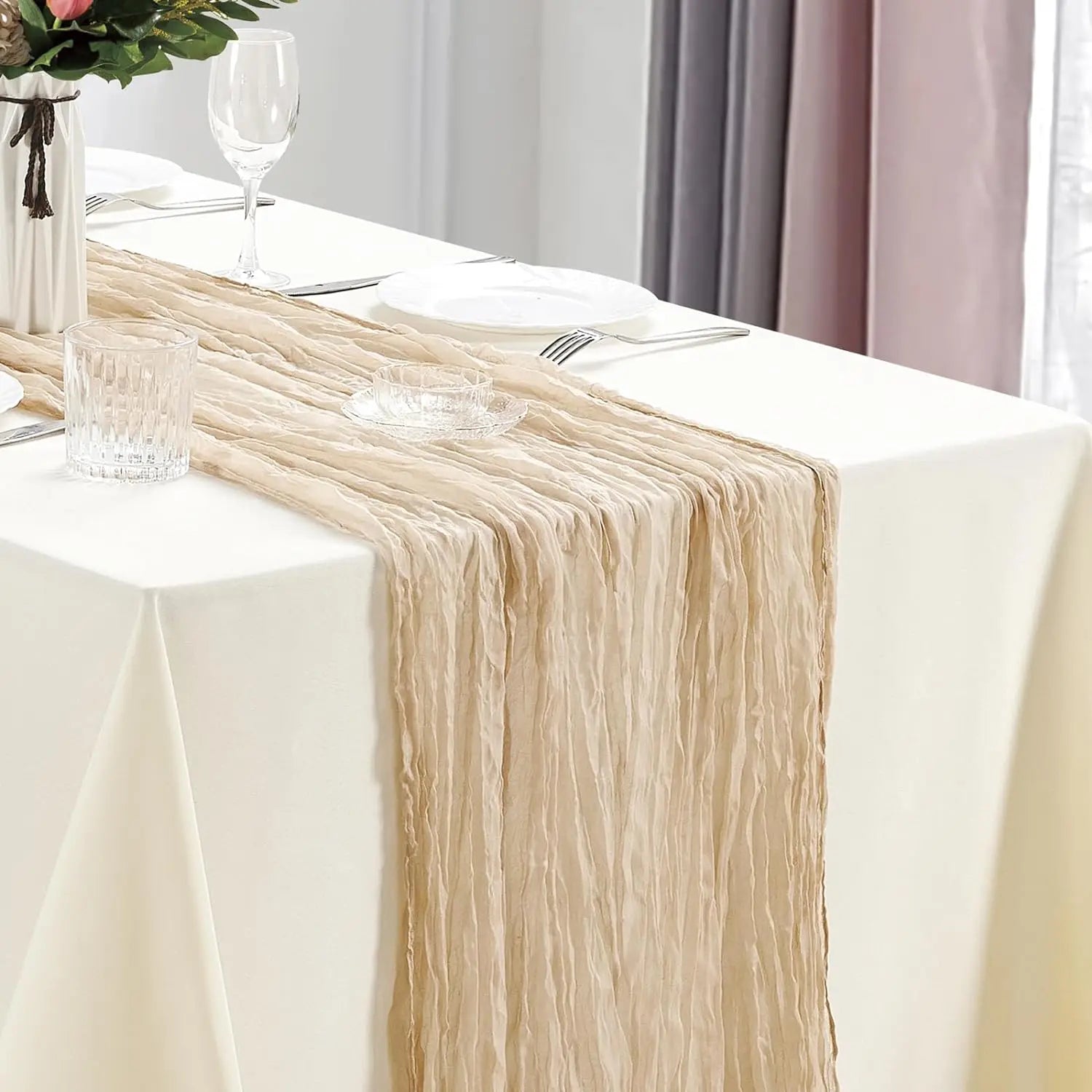 Cheesecloth Table Runners Set of 10