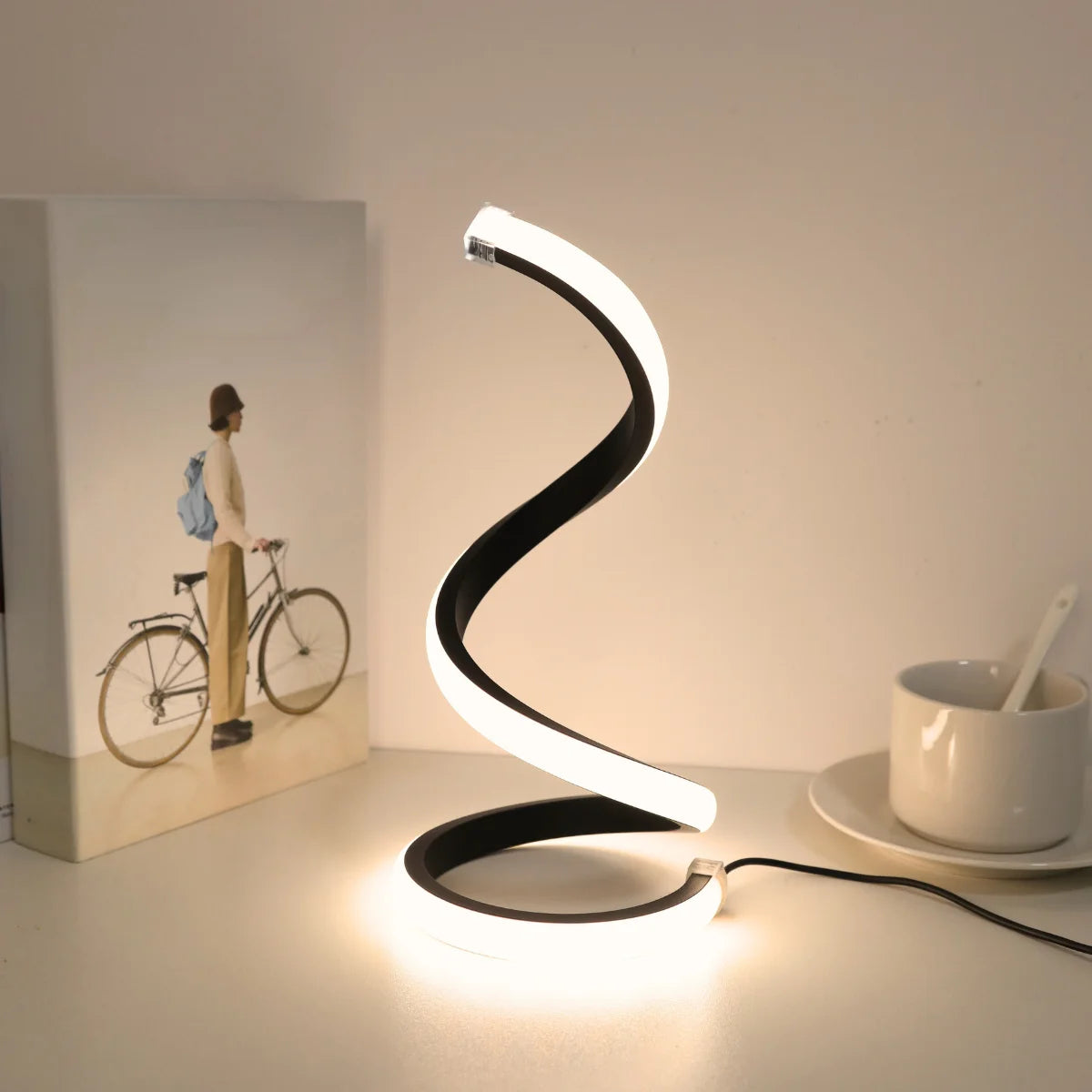 LED Spiral Desk Lamp