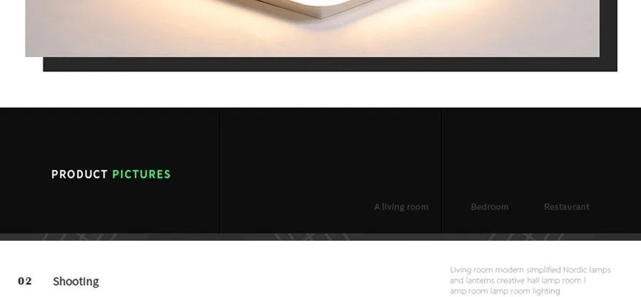 Acrylic Corridor Surface Ceiling Light