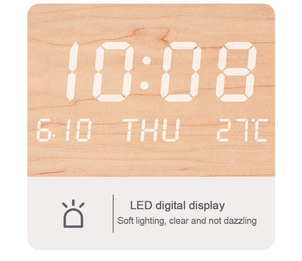 LED Digital Multifunction Wall Clock