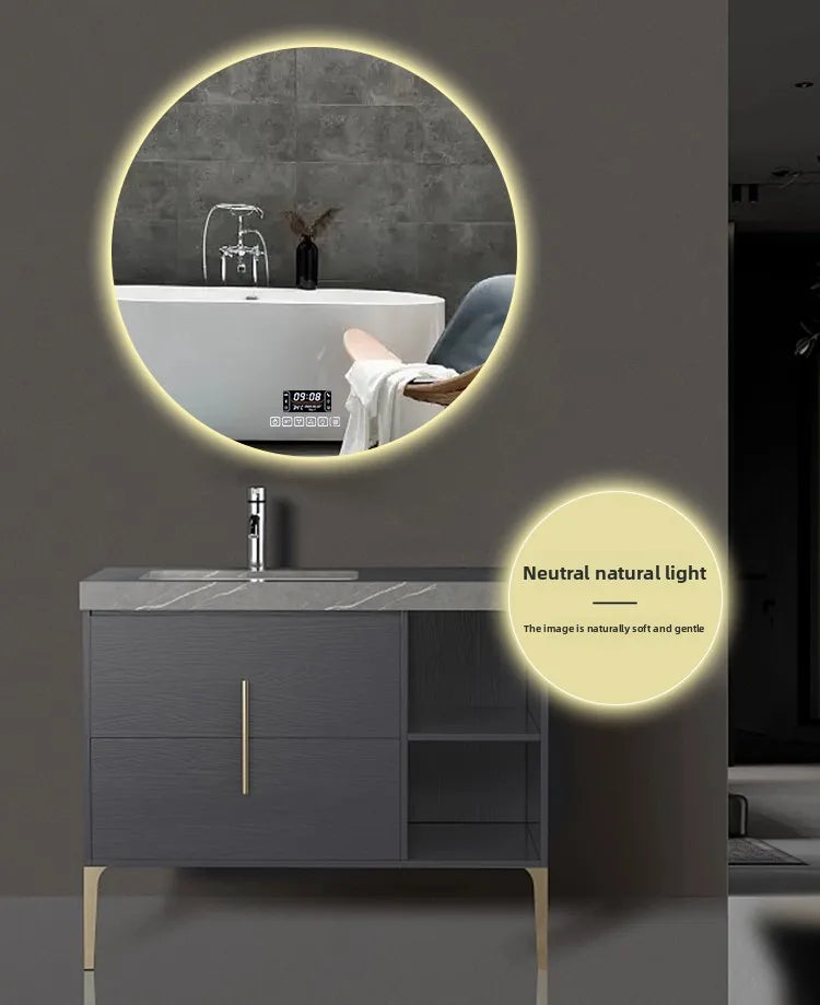 Smart Anti-Fog Round Vanity Mirror