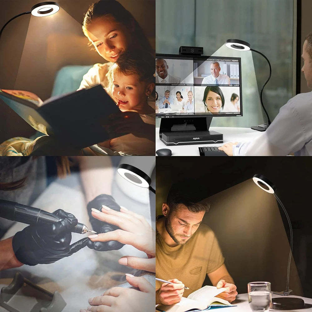 48 LED Clip Desk Lamp