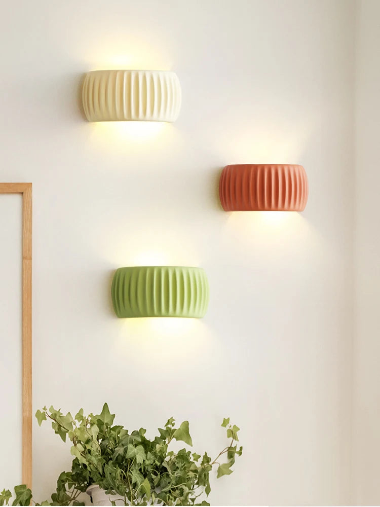 French Resin Bedside Wall Lamp