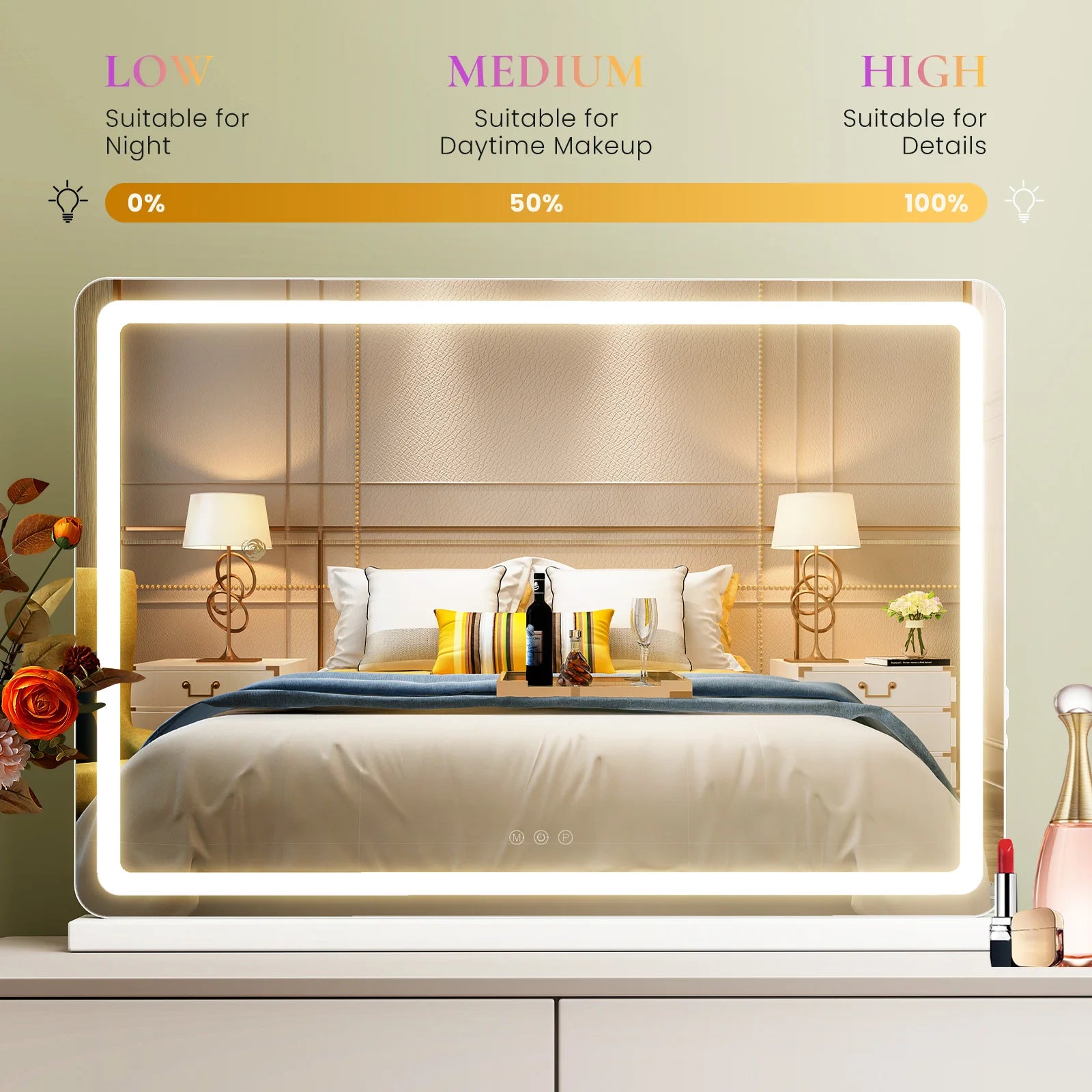 Aluminum Frame Vanity Mirror