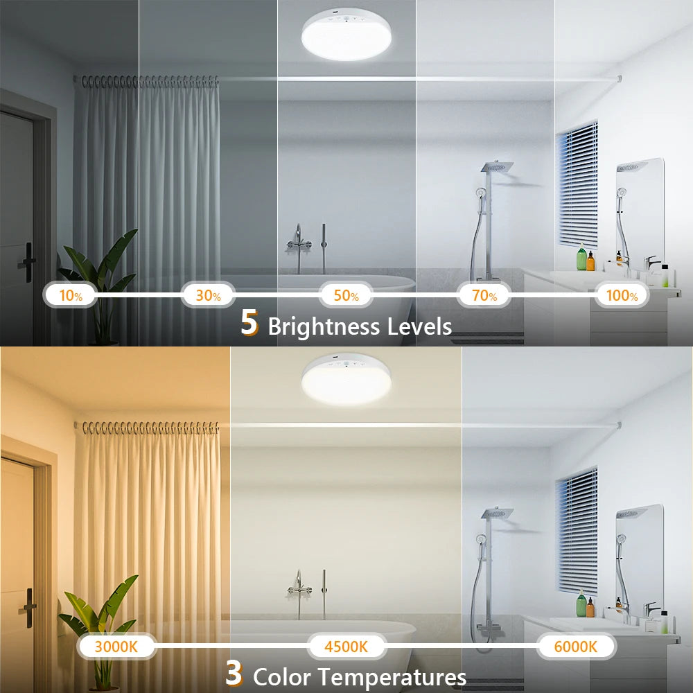 Rechargeable Motion Sensor Ceiling Light