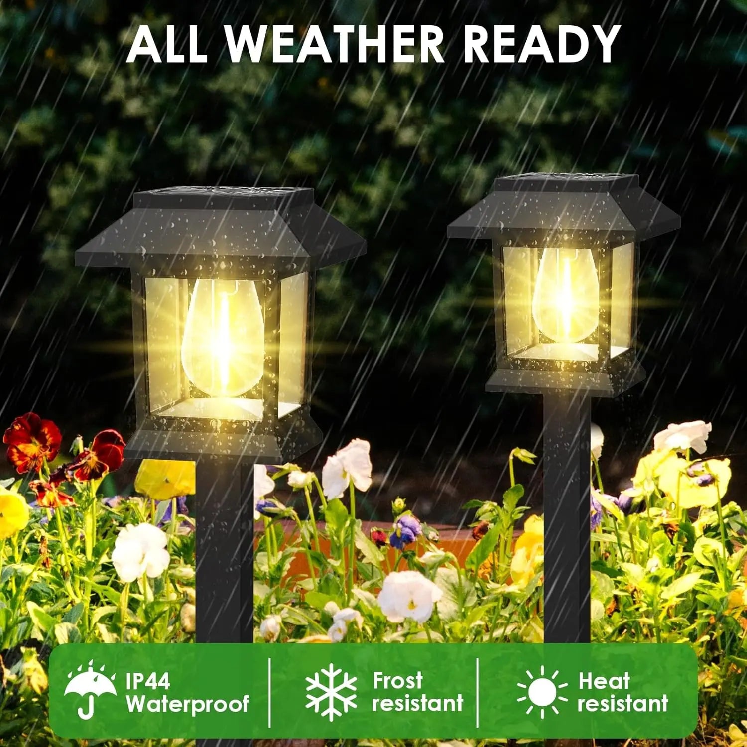 Outdoor Solar LED Ground Stake Light Lawn Lamp