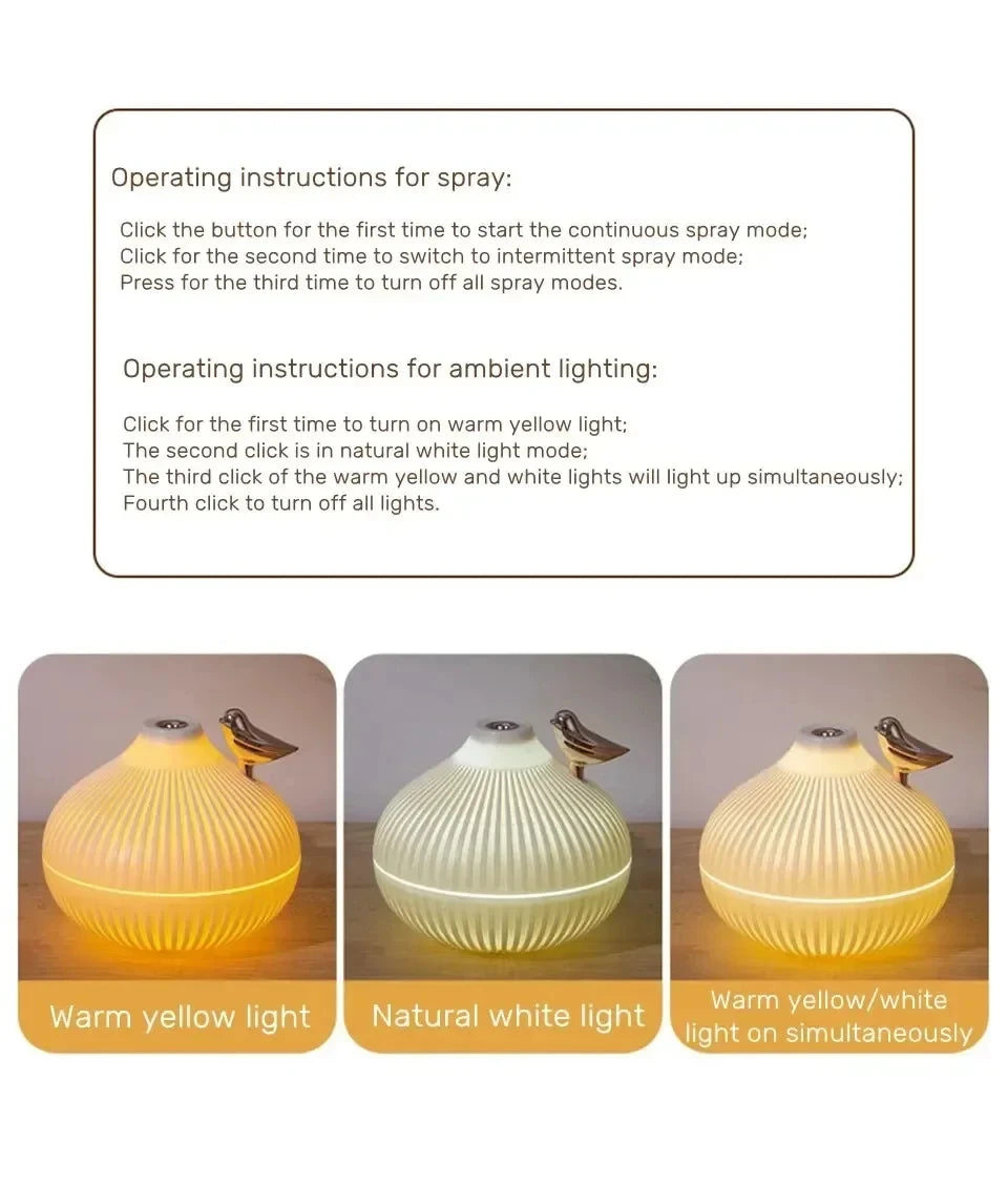 Humidifier Scented Creative Onion Shape Can Do Night Light Quiet Sleep