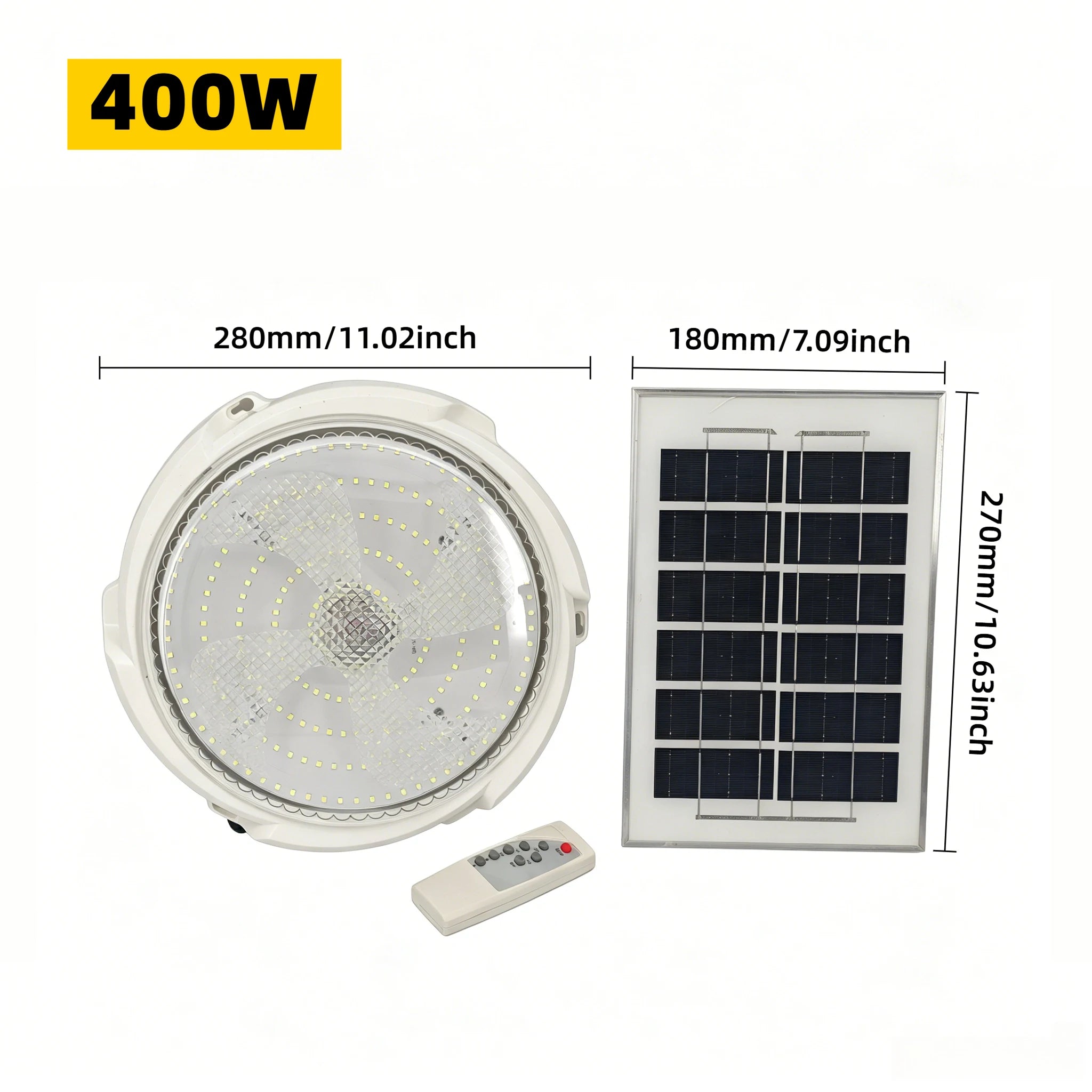 Solar Ceiling Light LED Home Indoor Bedroom Exterior Lighting LED High