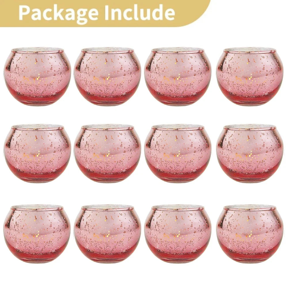 Mercury Glass Votive Candle Holders