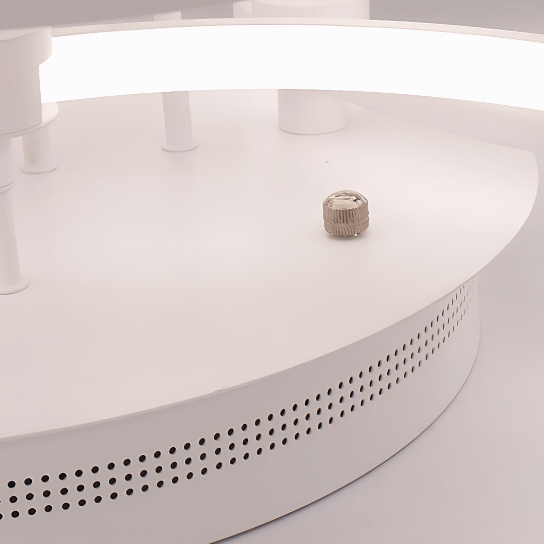 Overlapping Rings LED Ceiling Light, Acrylic Semi Flush Mount 11