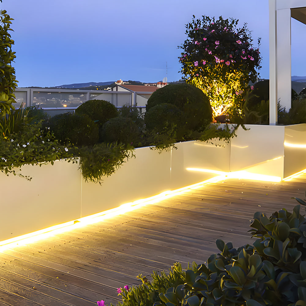 Solar Strip Light, Waterproof Flexible Outdoor Accent Line, view 2