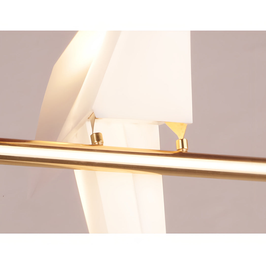 Origami Crane Bird Light, White Paper Fold LED Wall Sconce
