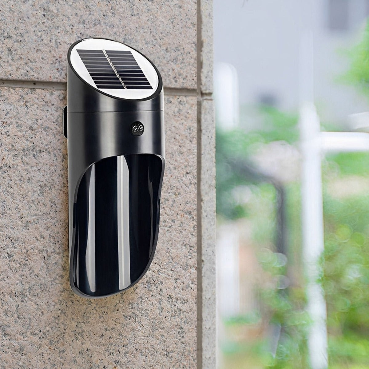 Capsule Solar Wall Light, ABS Motion Sensor Porch Sconce 7