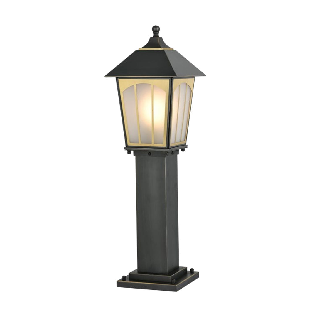 Copper Garden Path Light, Brushed Gold Copper Landscape Light