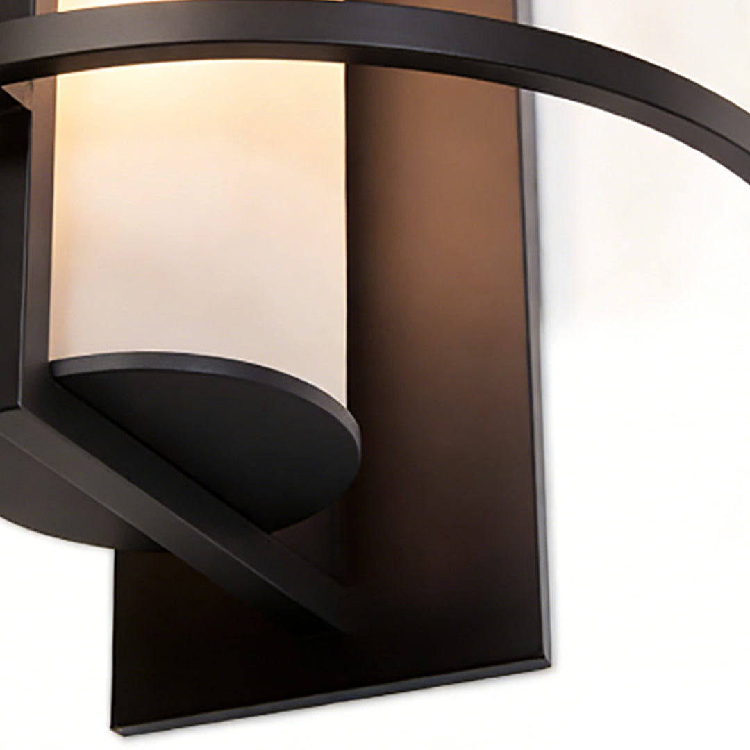 Open Frame Wall Lantern, Antique Copper Outdoor Wall Sconce