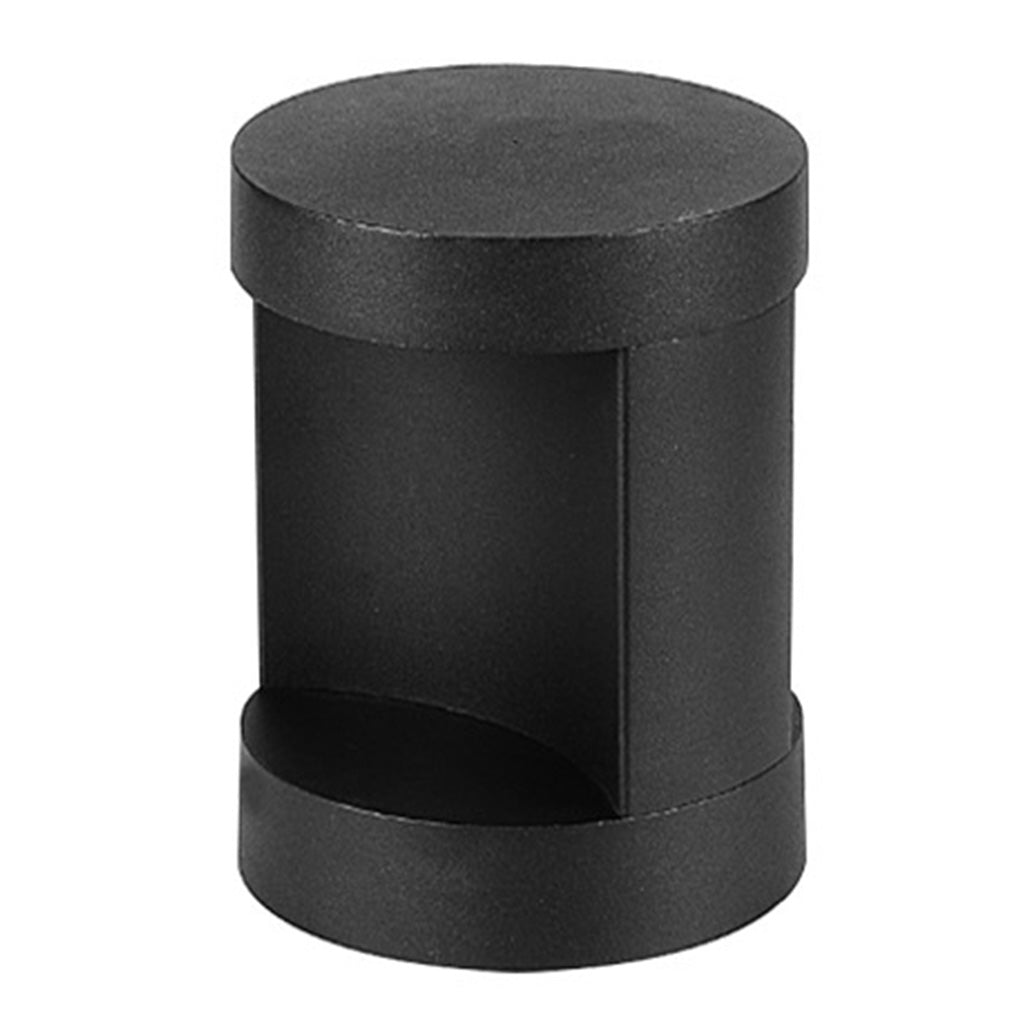 Cylinder Lawn Post Light, Solar or Hardwired Garden Fixture, view 16