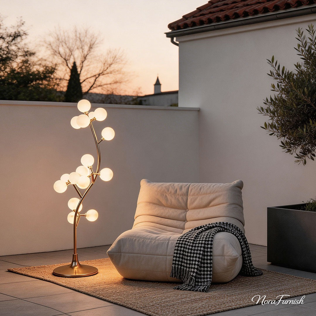 Cotton Tree Floor Light Set, Event and Wedding Decor Standing Light, view 4