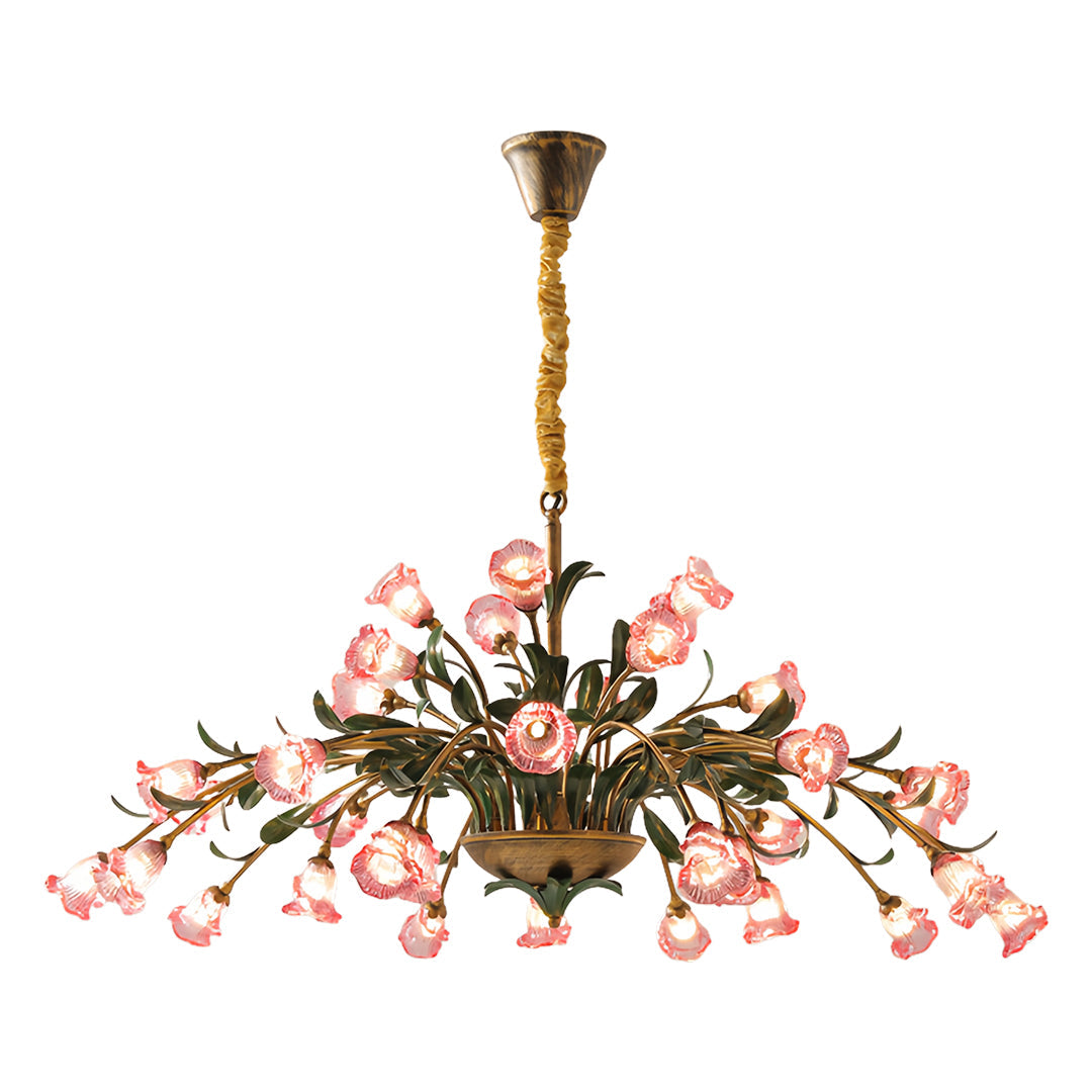 Pink petals lit at low brightness