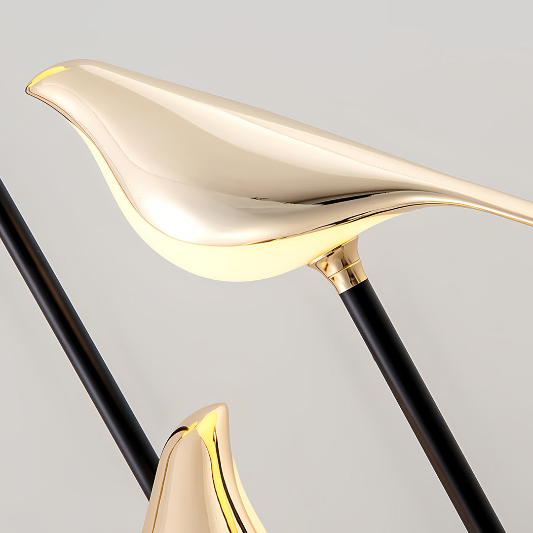 Bird Floor Lamp, Three Head Nordic Artistic Accent Light, view 8