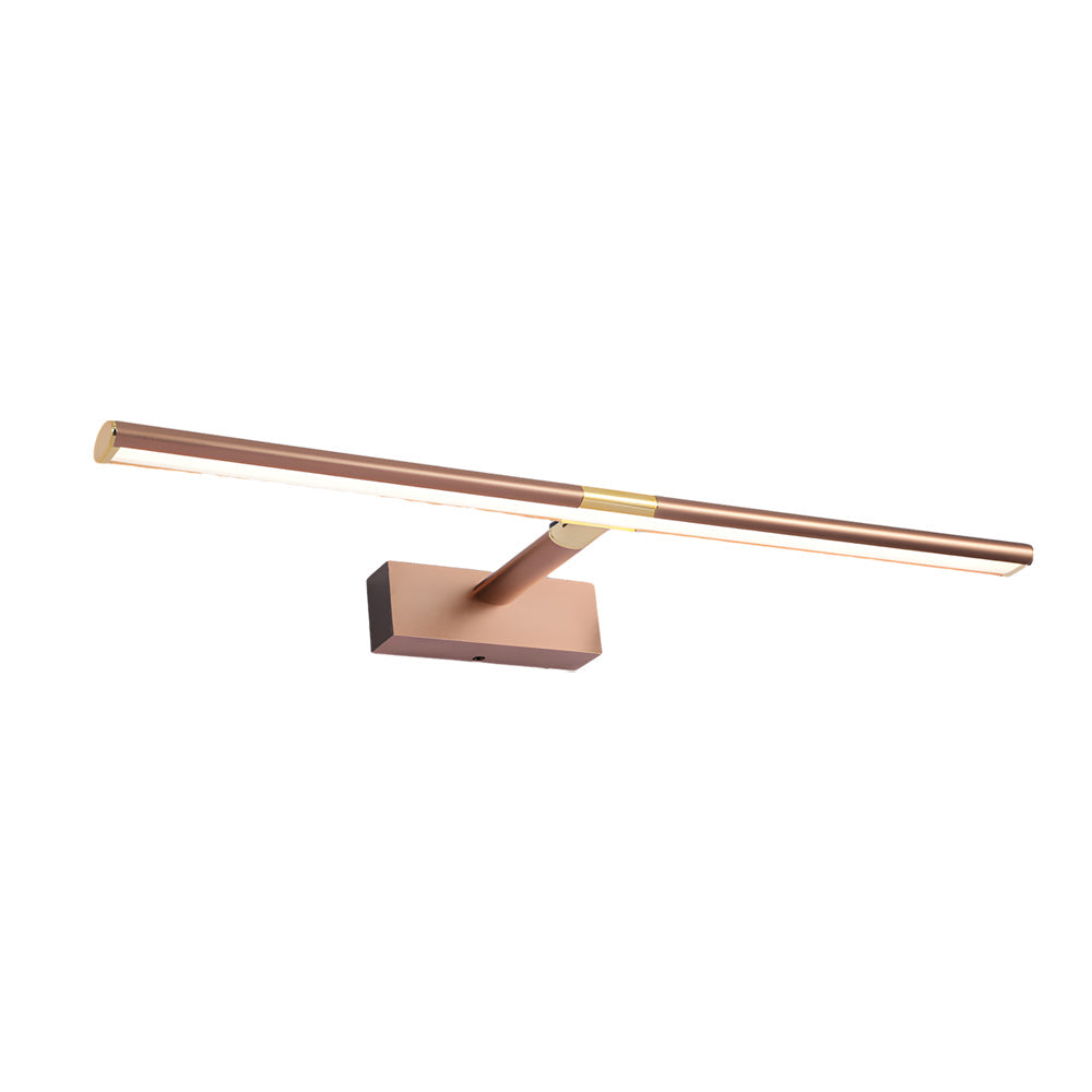 Extending Arm Vanity Light, Matte Aluminum LED Bath Bar