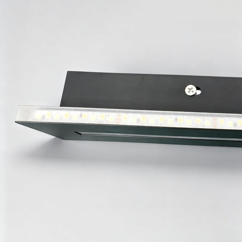Slimline Linear Wall Sconce, Iron and Acrylic Bar Light