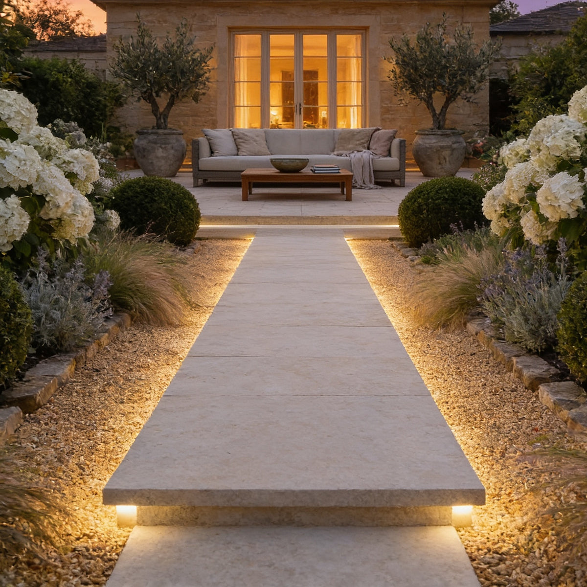 Embedded LED Strip Light, 3 Sides, Warm White, 10 Ft