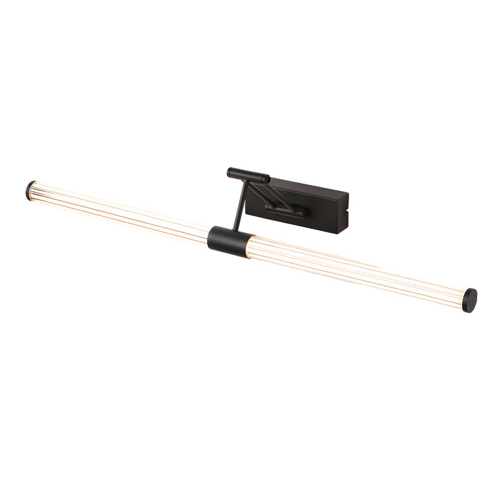 Swing Arm Vanity Light Bar, Slim Acrylic Bathroom Wall Light