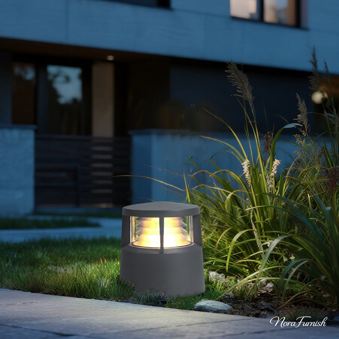 Nordic Path Light, Minimalist Slim Post for Garden Borders