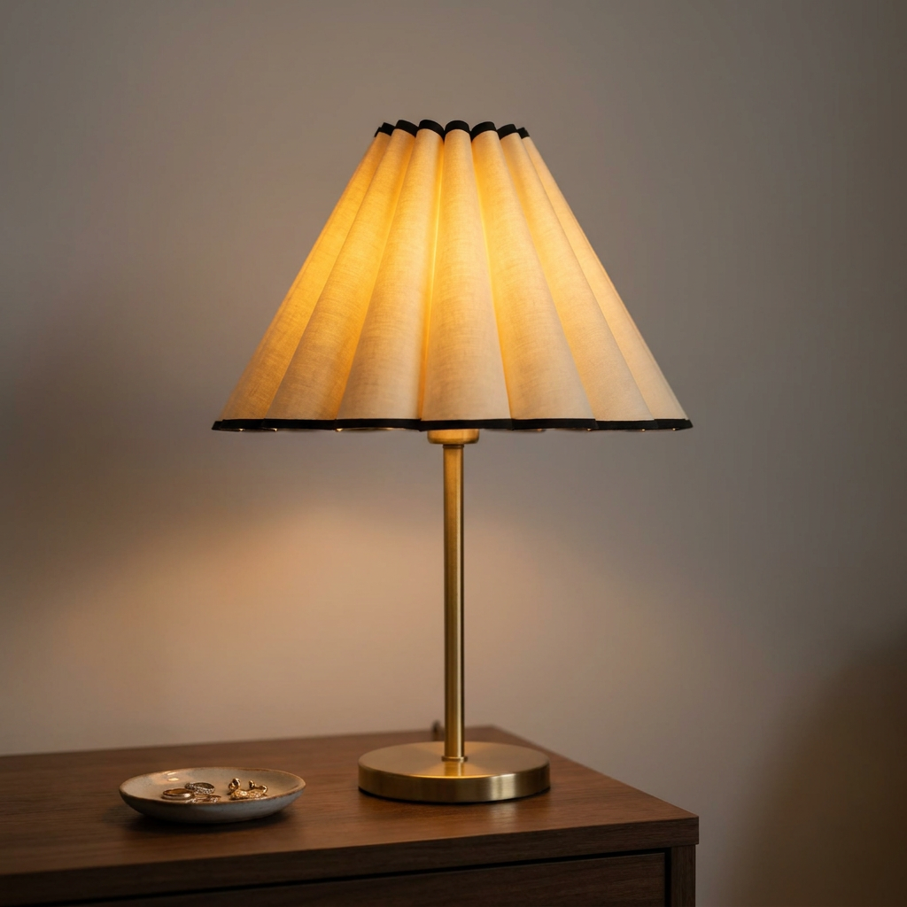 Staged Living Room Lighting Set