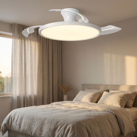 Invisible Blade LED Ceiling Fan