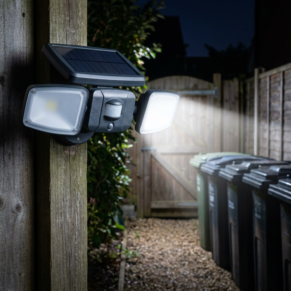 Solar Motion Flood Light with Remote