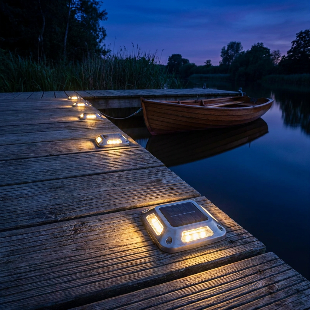 Solar Dock Deck Driveway Lights