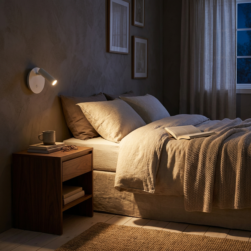 Dimmable Touch Switch Rotatable Wall Lamp